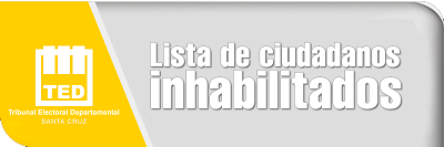 Inhabilitados Elecciones 2021