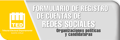 Registro RRSS - Elecciones 2021