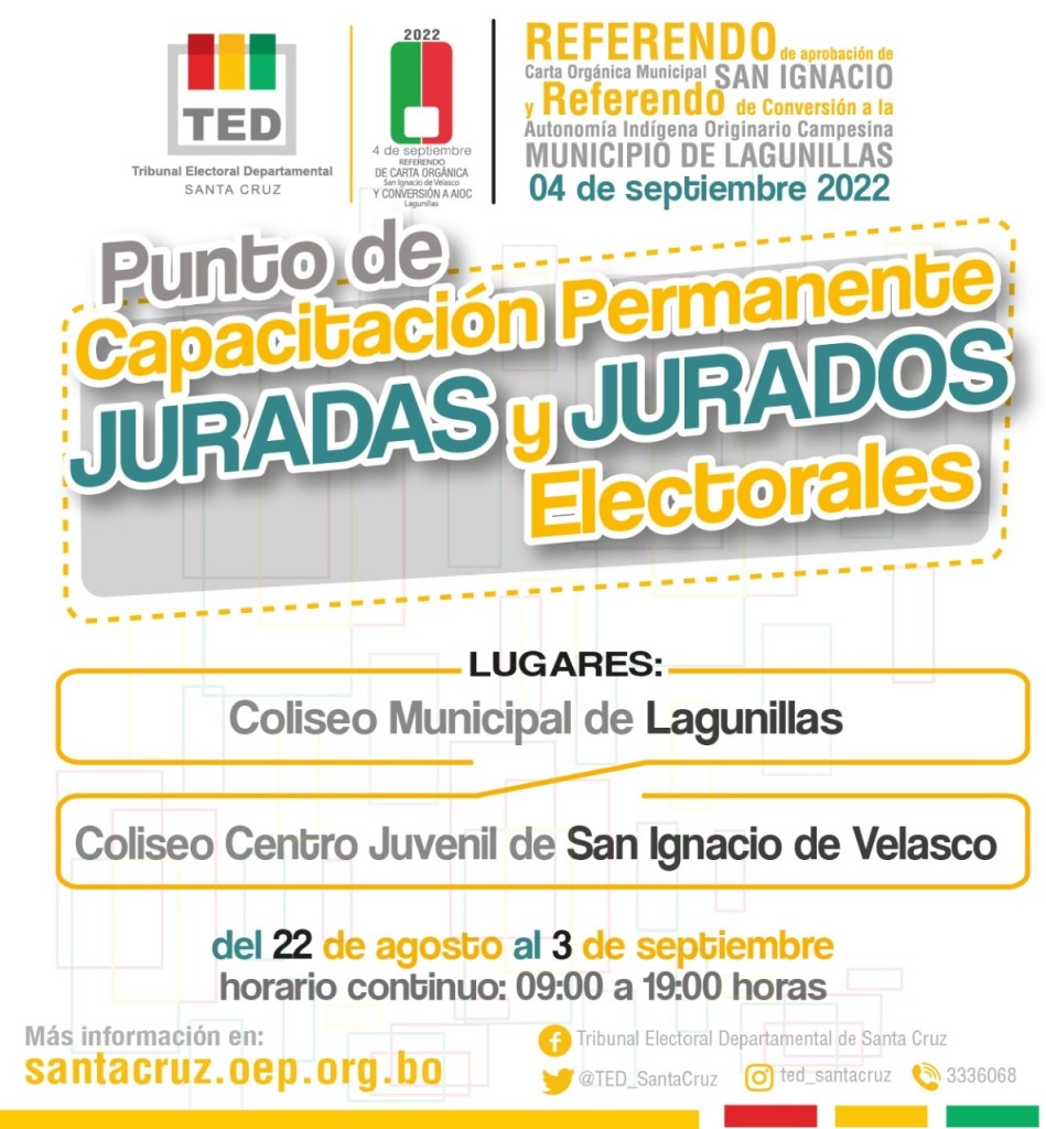 Puntos Capacitación Lagunillas San Ignacio